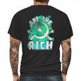 Eat The Rich Anti Capitalism Mens Back Print T-shirt