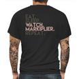 Eat Sleep Watch Markiplier Repeat T-Shirt Mens Back Print T-shirt