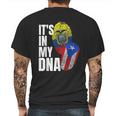 Ecuadorian And Puerto Rican Dna Mix Flag Heritage Gift Mens Back Print T-shirt