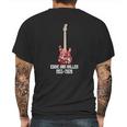 Eddie Van Halen Guitar Vintage Mens Back Print T-shirt