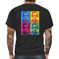 Edgar Allan Poe Gift Literary Gothic Pop Art Colors Mens Back Print T-shirt