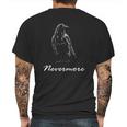 Edgar Allan Poe Gift Quoth The Raven Nevermore Mens Back Print T-shirt