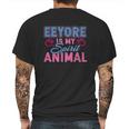 Eeyore Is My Spirit Animal Mens Back Print T-shirt