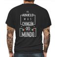 El Abuelo Mas Chingon Mexican Flag Mens Back Print T-shirt