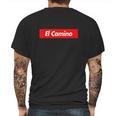 El Camino Red Box Logo Funny Mens Back Print T-shirt