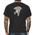 Elephant Tree Of Woe Yoga Elephant Mens Back Print T-shirt