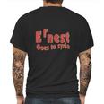 Ernest Goes To Syria Mens Back Print T-shirt