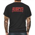 Espn Radio Mens Back Print T-shirt