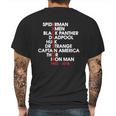 Excelsior Spiderman Xmen Black Panther Deadpook Mens Back Print T-shirt