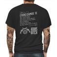 Exorcism Adios Mens Back Print T-shirt