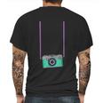 Fake Tourist Camera Graphic Mens Back Print T-shirt