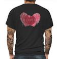 Fall Out Boy Weathered Hearts Mens Back Print T-shirt