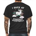 I At Fantasy Football Loser Finishes Last Punishment Mens Back Print T-shirt