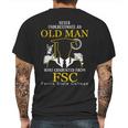 Ferris State College Mens Back Print T-shirt