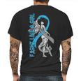 Fight Like A Diabetes Girl Mens Back Print T-shirt