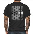 Filipina Af Bachelorette Party Funny Pride Pinay Gift Mens Back Print T-shirt