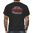 Firefighter Volunteer Fire Brigade Gift Firefighters Mens Back Print T-shirt