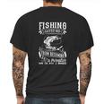 Fishing Saved Me From Becoming A Pornstar Mens Back Print T-shirt