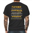 Fletcher Completely Unexpiainable Mens Back Print T-shirt