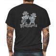 The Flintstones Old Fred And Barney Mens Back Print T-shirt