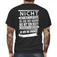 Flirte Nicht Mit Mir Mens Back Print T-shirt