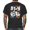 Fly Girl 80S 90S Bgirl Old School Hip Hop Mens Back Print T-shirt