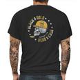 Football Fans Black And Gold Mens Back Print T-shirt