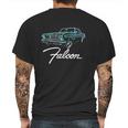 Ford Falcon Coupe Neon Lights Design Mens Back Print T-shirt