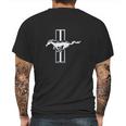 Ford Mustang The Legend Lives Mens Back Print T-shirt