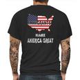 Never Forget Immigrants Make America Great T-Shirt Mens Back Print T-shirt