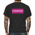 Free Britney Mens Back Print T-shirt