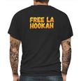 Free La Hookah Mens Back Print T-shirt