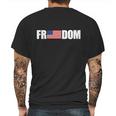 Freedom Simple Logo Mens Back Print T-shirt