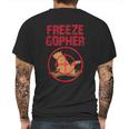 Freeze Gopher Hunting Funny Gopher Hunter Graphic Design Printed Casual Daily Basic Mens Back Print T-shirt