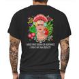 Frida Kahlo Never Paint Dreams Mens Back Print T-shirt