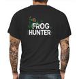 Frog Hunter Gift Little Amphibian Catcher Boys Girls Kids Mens Back Print T-shirt