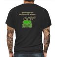 Frog Passover Plague Mens Back Print T-shirt