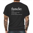 Mens Funcle Shirt - Cool Amp Funny Uncle T-Shirt Mens Back Print T-shirt