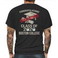 Funny 2020 Graduating Class Boston College University Retro Mens Back Print T-shirt