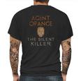 Funny Agent Orange Mens Back Print T-shirt