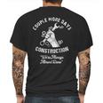 Funny Couple More Days Construction We’Re Always Almost Done Mens Back Print T-shirt