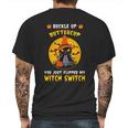 Funny Halloween Cute Halloween Buckle Up Buttercup You Just Flipped My Switch Mens Back Print T-shirt