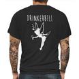 Funny Halloween Drinkerbell Funny Mens Back Print T-shirt