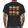 Funny Halloween Halloween Pandemic Pumpkin Mask Funny Cute Mens Back Print T-shirt