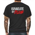 Funny Israelite By Blood Jewish Faith For Hebrew Jew Mens Back Print T-shirt