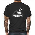 Funny The Jeep Wave Mens Back Print T-shirt