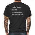 Funny Kinky Mens Back Print T-shirt