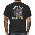 Funny Las Vegas Nv Souvenir Lucked Up Gambling Lucky Gift Mens Back Print T-shirt