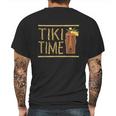 Funny Retro Tiki Bar Mens Back Print T-shirt