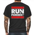 Funny Run Forrest Run Logo Mens Back Print T-shirt